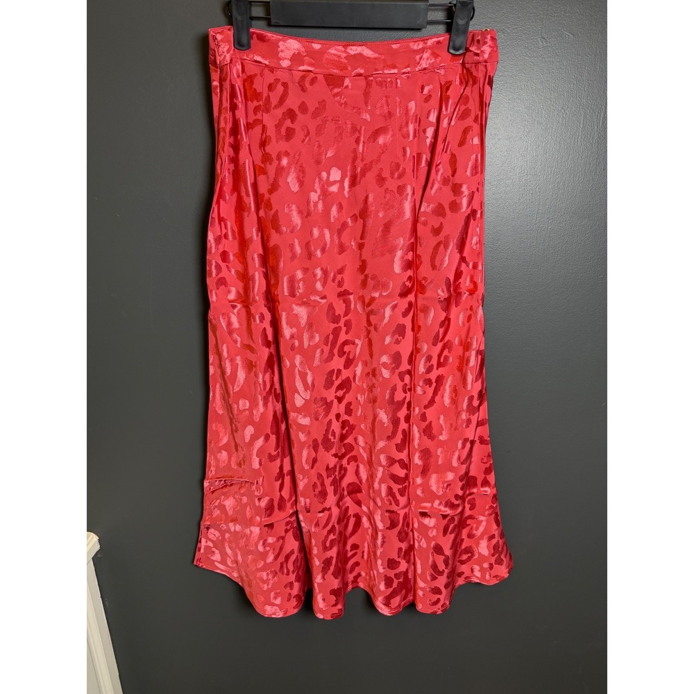FARM RIO x Anthropologie‎ | JACQUARD LEOPARD MIDI SKIRT | NWT | Medium
